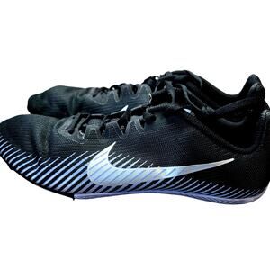Nike Men's 11 Black Racing  Tennis Shoes Athletic Sneakers Causal